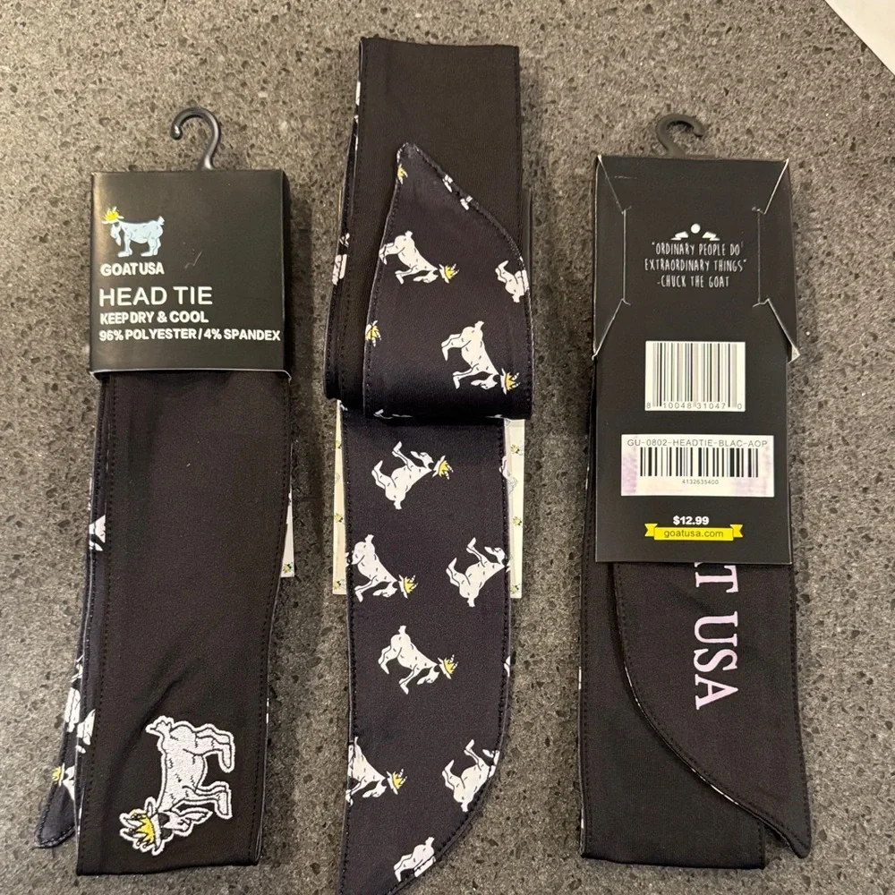 NWT GOAT USA Head Tie